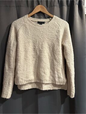 ATMOSPHERE textured sweater in cream, size 8